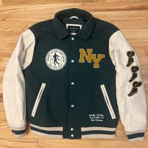Abercrombie & Fitch Men’s Small Track And Field Varsity Jacket NY Cross County